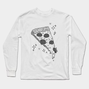 Two Dimensional Pizza Long Sleeve T-Shirt